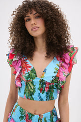 SOMETHING FEELS RIGHT FLORAL BLOUSE