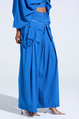 TALK ABOUT ME BLUE TROUSER