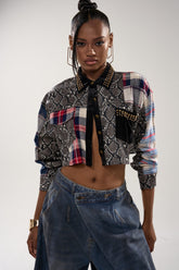 GUESS WHATS NEXT PLAID BUTTON DOWN