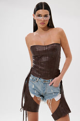 WESTERN VIBES CORSET WITH CHAPS