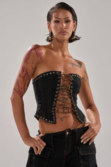 FEELING FRISKY LACE UP CORSET