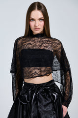 THE PERFECT LONG SLEEVE LACE BLOUSE