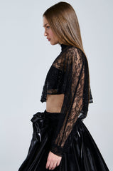 THE PERFECT LONG SLEEVE LACE BLOUSE
