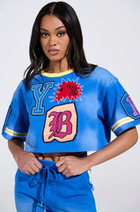 THREE ONE TWO CROP TEE