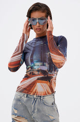 CITY LOVER MESH LONG SLEEVE