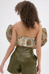 LOOK THIS WAY JACQUARD BLOUSE