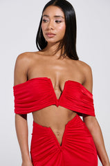 DREAM CATCHER BRALETTE IN RED