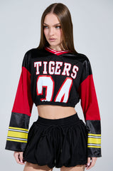 TIGERS CROP JERSEY