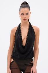 GENIE IN A BOTTLE HALTER TOP