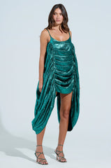 SMOOTH OPERATOR RUCHED MIDI DRESS