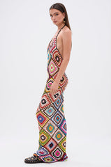 DONT LET ME GO CROCHET MAXI DRESS