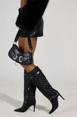 AZALEA WANG LYRICAL BLACK STILETTO BOOT
