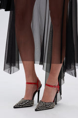 AZALEA WANG LYSANDER BLACK MULTI PUMP STILETTO