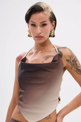 OUT FOR THE NIGHT HALTER TOP