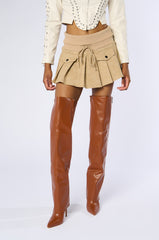 AZALEA WANG MOSSY TAN BOOT