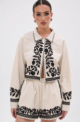 FOREVER AND EVER FLORAL BUTTON DOWN