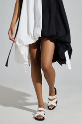 AKIRA NESSAROSE WHITE SANDAL