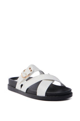 AKIRA NESSAROSE WHITE SANDAL