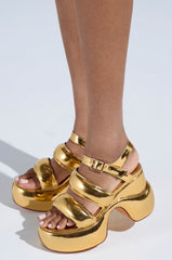 AZALEA WANG NEVES GOLD SANDAL