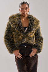 LIMONCELLO FAUX FUR COAT