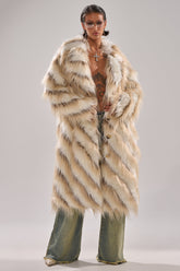 HARLOW PATCHWORK FAUX FUR