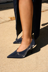 AZALEA WANG PATRICC NAVY LUXE MATERIALS PUMP