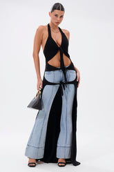 TIED TO YOU TIE-FRONT SWEATER