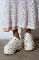 AZALEA WANG ROMESCO BONE CLOG