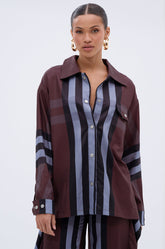 LUXURY LIFE PLAID BUTTON DOWN