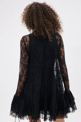 NEED YOU TONIGHT LACE MINI DRESS