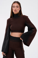 MAZIE MOCK NECK SWEATER
