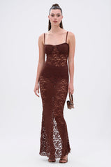 ONE OF A KIND LACE MIDI DRESS