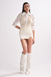 READY FOR THE SNOW MINI SKIRT