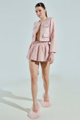 ALINNA TWEED BUBBLE SKIRT