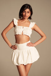 LUCKY YOU EYELET BRALETTE