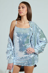 MA CHERIE SEQUIN MINI DRESS