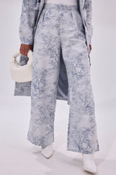 BOOKED N BUSY JACQUARD TROUSER