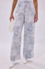 BOOKED N BUSY JACQUARD TROUSER