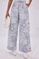 BOOKED N BUSY JACQUARD TROUSER