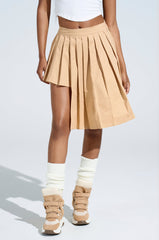 SHARI BABY PLEATED MINI SKIRT