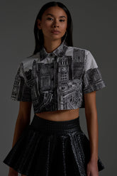 ALL OVER THE CITY BUTTON DOWN