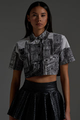 ALL OVER THE CITY BUTTON DOWN