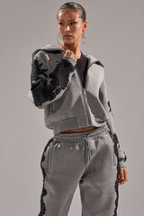 RAQUEL ZIP UP SWEATSHIRT