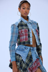 AUTUMN VIBES PLAID BUTTON DOWN