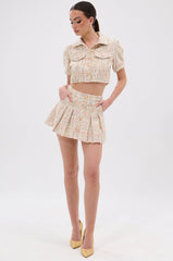 EVERY BIT OF PRETTY TWEED MINI SKIRT
