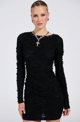 LOTS OF LOVE LACE MINI DRESS