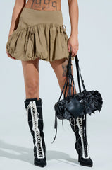 TALK IT OVER MINI SKIRT