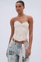 LETS GET ROWDY LACE UP CORSET