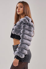 WILD HEART FAUX FUR CARDIGAN