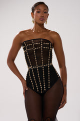 SMOKESHOW CORSET WITH RHINESTONES